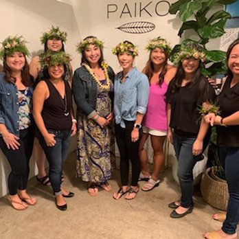 Paiko - The Ladies with their finished Floral Crowns - Florists Near Me - Honolulu, Hawaii Paiko - The Ladies with their finished Floral Crowns - Florists Near Me - Honolulu, Hawaii
