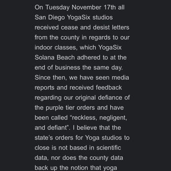 YogaSix Solana Beach - Email from Yogasix. - Yoga Near Me - Solana Beach, California YogaSix Solana Beach - Email from Yogasix. - Yoga Near Me - Solana Beach, California