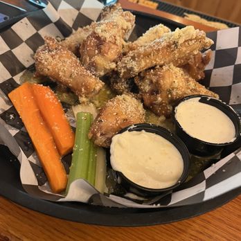 AJ's Steak & Pizza - Garlic parm wings - Pizza Near Me - Goshen, Connecticut AJ's Steak & Pizza - Garlic parm wings - Pizza Near Me - Goshen, Connecticut