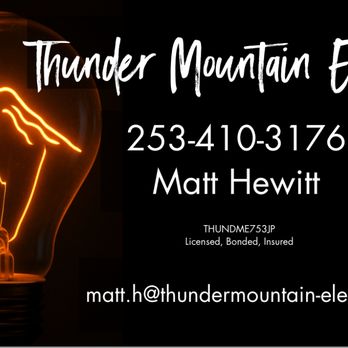 Thunder Mountain Electric - Electricians Near Me Thunder Mountain Electric - Electricians Near Me