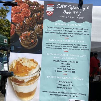 Scratch My Batch Cupcakery & Bake Shop - Menu - Desserts Near Me - Downers Grove, Illinois