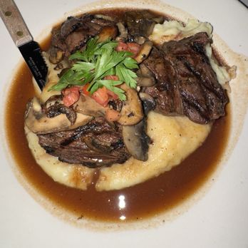 Trattoria Marcella - Tenderloin steak over mashed potatoes - Italian Near Me - Saint Louis, Missouri Trattoria Marcella - Tenderloin steak over mashed potatoes - Italian Near Me - Saint Louis, Missouri