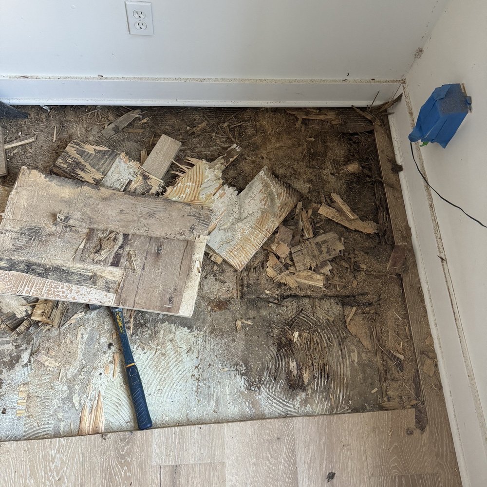 Crosstown Engineering - waterlogged flooring that was not detected by crosstown. needed extensive repairs. - Home Inspectors Near Me - Dallas, Texas