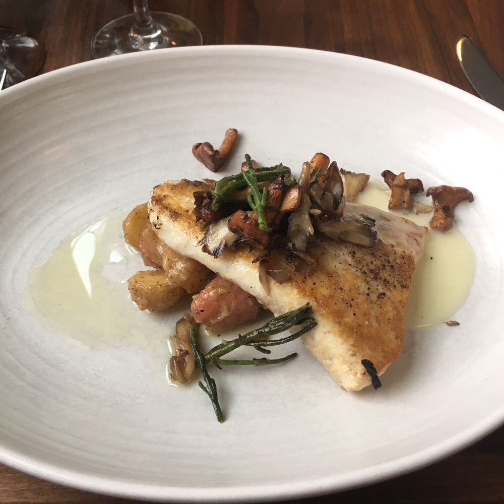Brix 25 - Neah Bay Halibut (caught same day). It was amazing! - New American Near Me - Gig Harbor, Washington