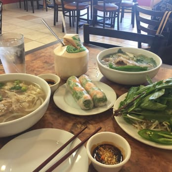 Da Vang Restaurant - Two #1 pho plus #48 spring rolls and coconut water! Only $19! - Vietnamese Near Me - Phoenix, Arizona