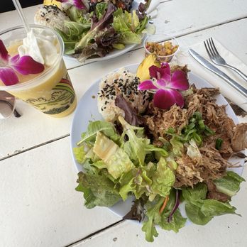 Barefoot Beach Cafe - Chicken and pork plates - Breakfast & Brunch Near Me - Honolulu, Hawaii