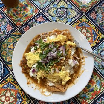Tootsie's - Chilaquiles with scrambled eggs. - Breakfast & Brunch Near Me - Dunsmuir, California Tootsie's - Chilaquiles with scrambled eggs. - Breakfast & Brunch Near Me - Dunsmuir, California