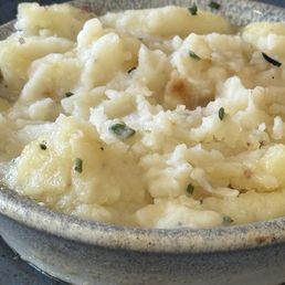 Overly salty grits. Not edible.