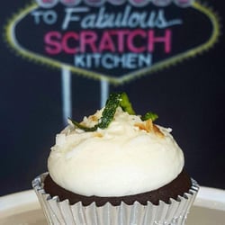 Scratch Kitchen - Chocolate Coconut Zucchini Cupcake