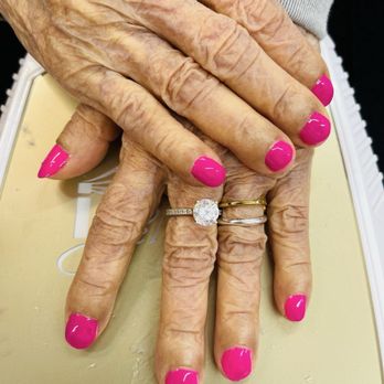 Nails R US - Hot pink gel nails SPA Pedicure - Nail Salons Near Me - Atmore, Alabama Nails R US - Hot pink gel nails SPA Pedicure - Nail Salons Near Me - Atmore, Alabama