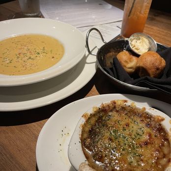 Stoney River - Lobster Bisque & French Onion Soup - Steakhouses Near Me - Chesterfield, Missouri Stoney River - Lobster Bisque & French Onion Soup - Steakhouses Near Me - Chesterfield, Missouri