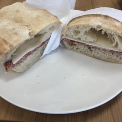 La Bottega Della Pasta - Half a salami and cheese sandwich