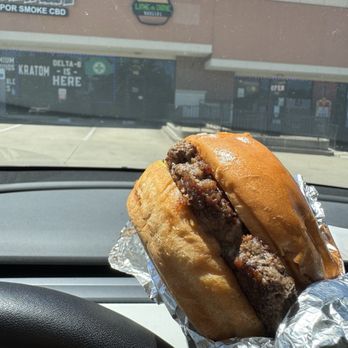 Lime n Dime - Mushroom Swiss cheeseburger - Halal Near Me - Plano, Texas