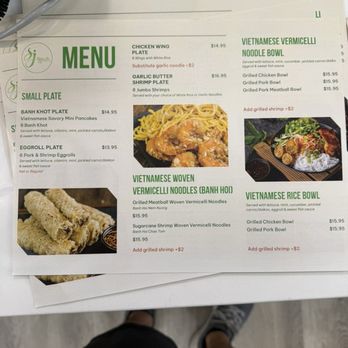 SJ Eggrolls - Menu 2/1/26 - Vietnamese Near Me - San Jose, California