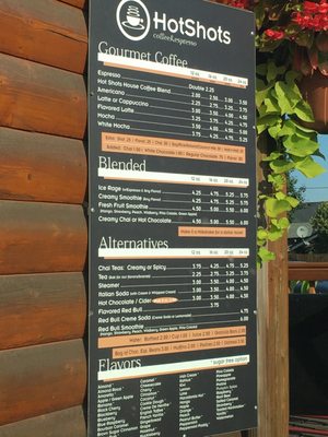 Menu photo 4 HotShots Espresso Molalla, OR