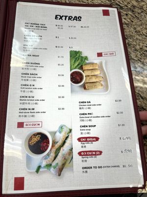 Menu photo 6 Pho Tan Houston, TX