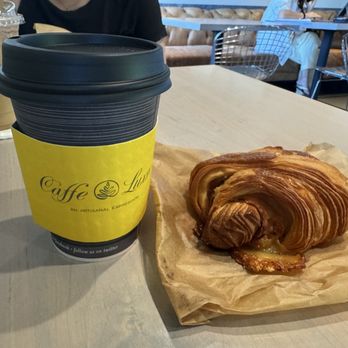 Caffe Luxxe - Ethiopia coffee with turkey croissant - Coffee & Tea Near Me - Malibu, California Caffe Luxxe - Ethiopia coffee with turkey croissant - Coffee & Tea Near Me - Malibu, California
