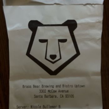 Brass Bear Brewing - This is the receipt - Breweries Near Me - Santa Barbara, California Brass Bear Brewing - This is the receipt - Breweries Near Me - Santa Barbara, California