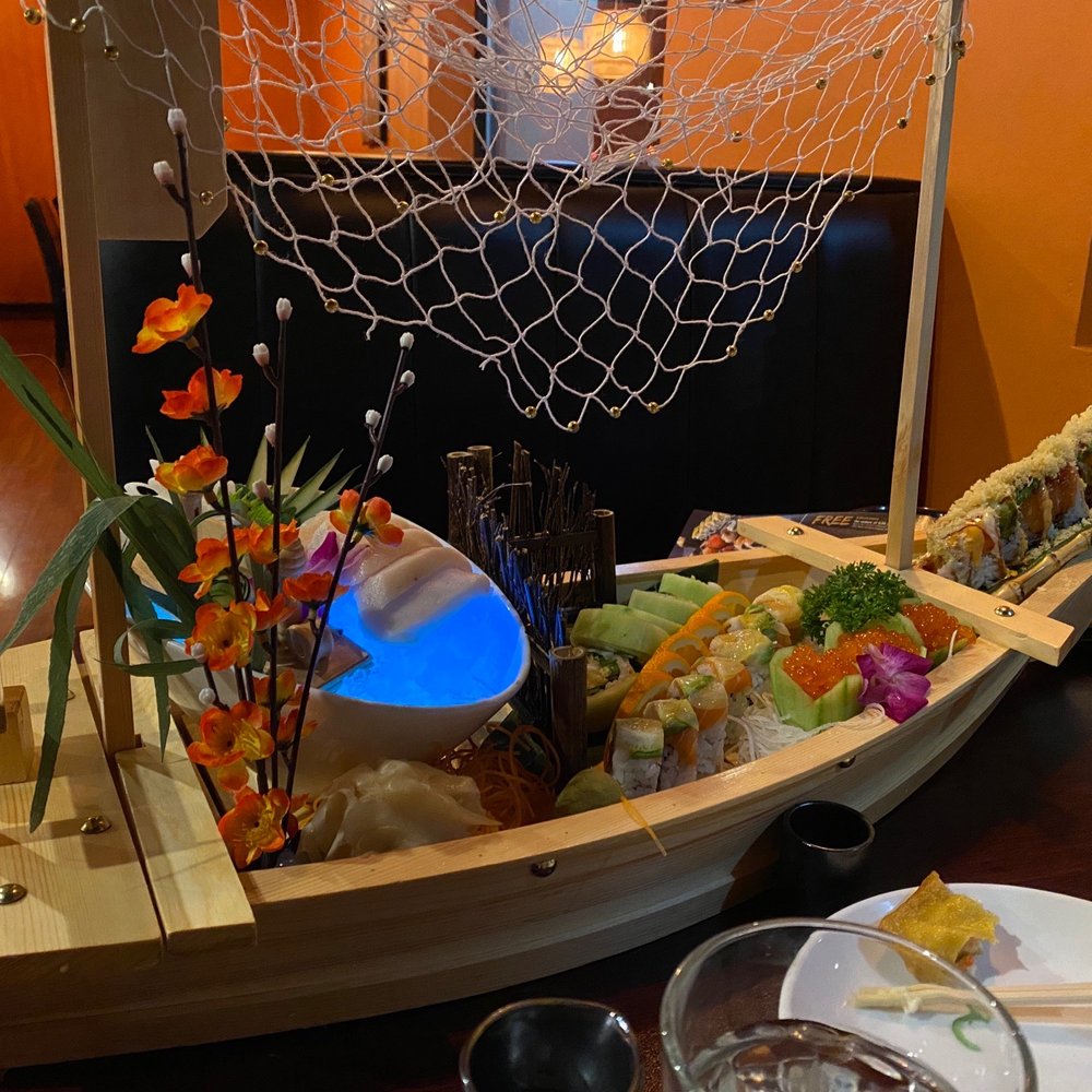 Tsuki Sushi & Grill - Sushi Love Boat Entree - Sushi Bars Near Me - Lombard, Illinois Tsuki Sushi & Grill - Sushi Love Boat Entree - Sushi Bars Near Me - Lombard, Illinois