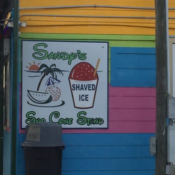 Sandy's Sno Cones - Side view - Ice Cream & Frozen Yogurt Near Me - Rosenberg, Texas Sandy's Sno Cones - Side view - Ice Cream & Frozen Yogurt Near Me - Rosenberg, Texas