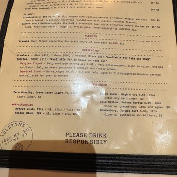 Idletyme - Menu - American Near Me - Stowe, Vermont Idletyme - Menu - American Near Me - Stowe, Vermont