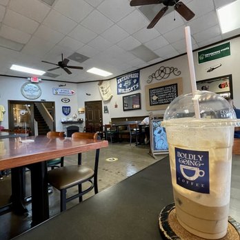 Boldly Going Coffee Shop - Seating area - Coffee & Tea Near Me - Enterprise, Alabama Boldly Going Coffee Shop - Seating area - Coffee & Tea Near Me - Enterprise, Alabama