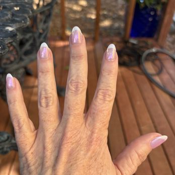 Mystic Nails - Another beautiful chrome-topped dip powder nail set from the PROS at Mystic Nails! - Nail Salons Near Me - Benicia, California Mystic Nails - Another beautiful chrome-topped dip powder nail set from the PROS at Mystic Nails! - Nail Salons Near Me - Benicia, California