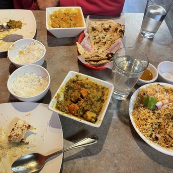 Astoria Biryani House - Aloo Gobi Masala Navrathan Kurma Basmati Rice - Indian Near Me - Omaha, Nebraska