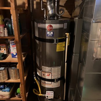 Casper Plumbing - After replacing W/H and adding earthquake strap/ expansion tank - Plumbing Near Me - Riverton, Utah Casper Plumbing - After replacing W/H and adding earthquake strap/ expansion tank - Plumbing Near Me - Riverton, Utah