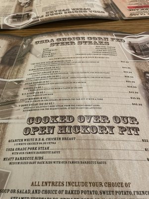 Menu photo 1 Angelo's Steak Pit Panama City Beach, FL