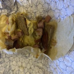 Inside of 'the athlete' with gravy (or lack there of)