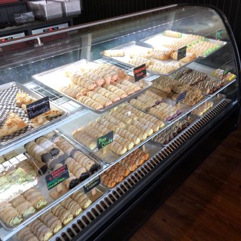 Sweet Capone's - Display case. Cannolis galore! - Bakeries Near Me - Red Deer, Alberta Sweet Capone's - Display case. Cannolis galore! - Bakeries Near Me - Red Deer, Alberta