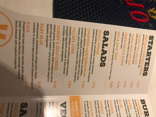 Menu photo 5 Village Burger Bar Dallas, TX Menu photo 5 Village Burger Bar Dallas, TX