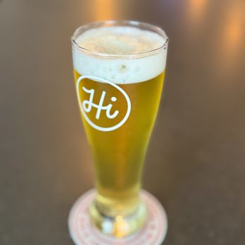 Hi Sign Brewing - Eastside Pilsner - a super crispy German-style Pilsner - Breweries Near Me - Austin, Texas Hi Sign Brewing - Eastside Pilsner - a super crispy German-style Pilsner - Breweries Near Me - Austin, Texas