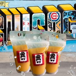 Sugar's Shenanigan's - Mango tango with tequila and tajin to go pouches.
