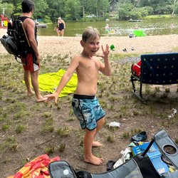 Lotovsky Resort And Spa - He is having fun in the backyard lake