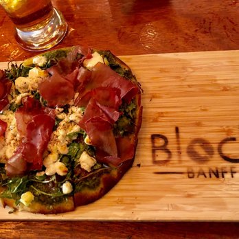 Block Kitchen + Bar - Bison Flatbread - Amazing. - Sandwiches Near Me - Banff, Alberta