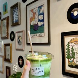 Mango + passion fruit matcha Mango + passion fruit matcha