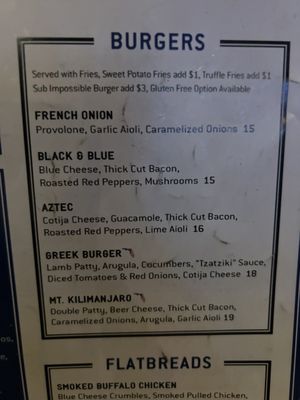 Menu photo 5 Chuck Lager America's Tavern Wesley Chapel, FL