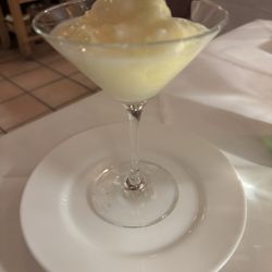 Zitronensorbet
