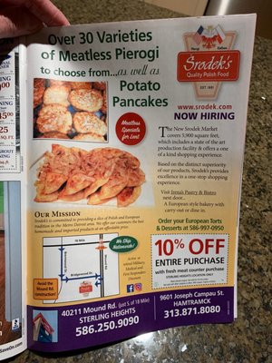 Menu photo 4 Srodek's Quality Polish Food Sterling Heights, MI Menu photo 4 Srodek's Quality Polish Food Sterling Heights, MI