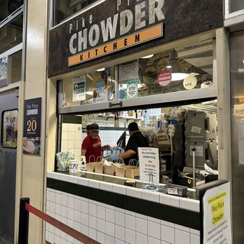 Pike Place Chowder - Pick up window - Seafood Near Me - Seattle, Washington Pike Place Chowder - Pick up window - Seafood Near Me - Seattle, Washington
