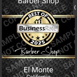 Taperjes Barber Shop - Award