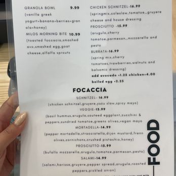 Milo’s Cafe - Menu - Cafes Near Me - Morrisville, North Carolina
