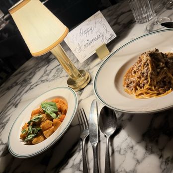 Sorelle - Rigatoni Frutti da Mare and Tajarin al Ragu - Italian Near Me - Charleston, South Carolina Sorelle - Rigatoni Frutti da Mare and Tajarin al Ragu - Italian Near Me - Charleston, South Carolina