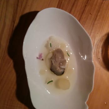 Mirazur - oyster, pear, goat's cheese. A sublime starter - French Near Me - Menton, 06
