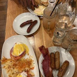 Smoked Salmon Benny, All Star Combo-French Toast Smoked Salmon Benny, All Star Combo-French Toast