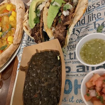 Kai Eats + Drinks - Avocado taco with meatless protein - Tacos Near Me - Kailua-Kona, Hawaii Kai Eats + Drinks - Avocado taco with meatless protein - Tacos Near Me - Kailua-Kona, Hawaii