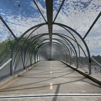 Rattlesnake Bridge - Inside "snake" - Public Art Near Me - Tucson, Arizona
