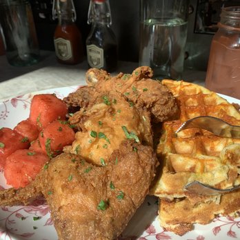 Yardbird - Chicken 'N' Watermelon 'N' Waffles - Southern Near Me - Dallas, Texas Yardbird - Chicken 'N' Watermelon 'N' Waffles - Southern Near Me - Dallas, Texas